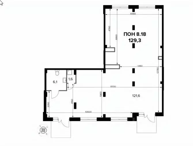 Торговая площадь в Москва Ленинградское ш., 228Бс1 (129 м) - Фото 0