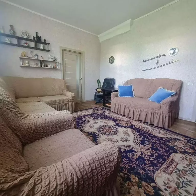 2-к кв. Нижегородская область, Нижний Новгород Заречная ул., 4 (46.6 ... - Фото 2