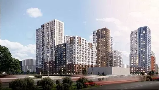 2-к. квартира, 40,9 м, 22/25 эт. - Фото 1