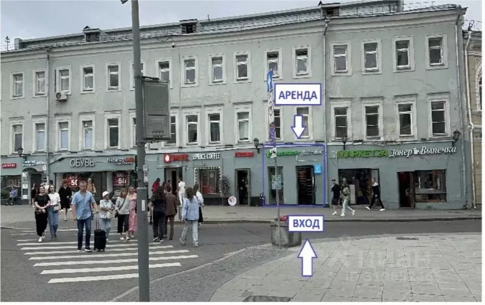 Торговая площадь в Москва Мясницкая ул., 10С1 (39 м) - Фото 1