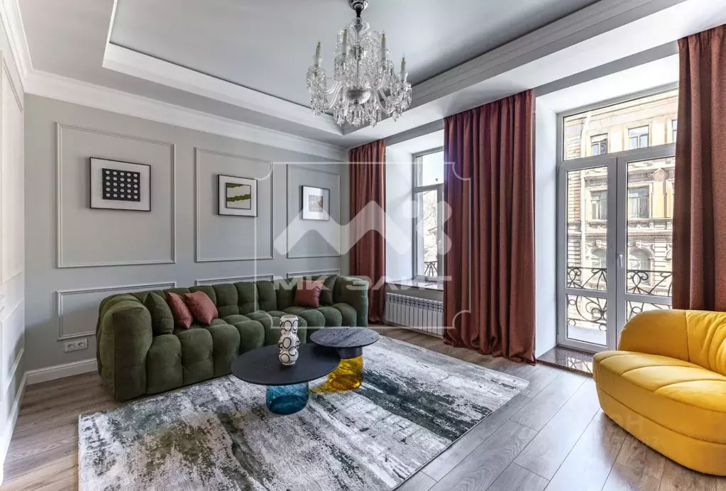 3-к кв. Санкт-Петербург ул. Восстания, 16 (89.5 м) - Фото 1