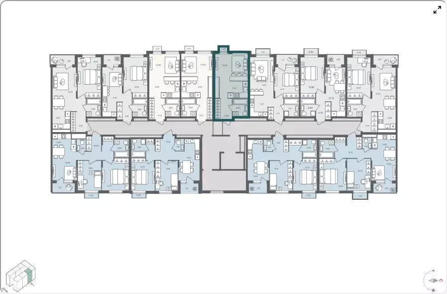 Квартира-студия: село Перхушково, микрорайон Равновесие, 5 (30.1 м) - Фото 2