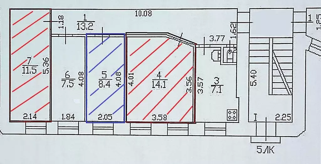 Комната Санкт-Петербург 6-я Васильевского острова линия, 5/5 (34.0 м) - Фото 0
