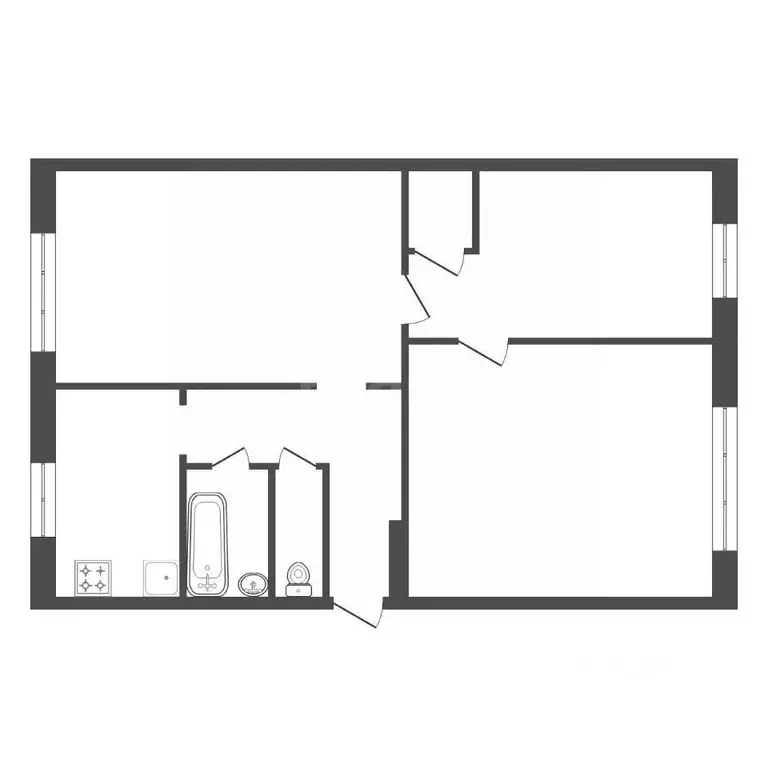 3-к кв. Красноярский край, Красноярск имени газеты Красноярский ... - Фото 2