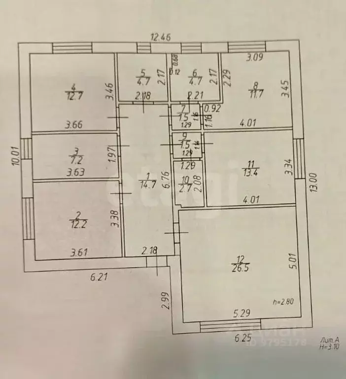 Дом в Татарстан, с. Высокая Гора ул. Дальняя, 104 (114 м) - Фото 1
