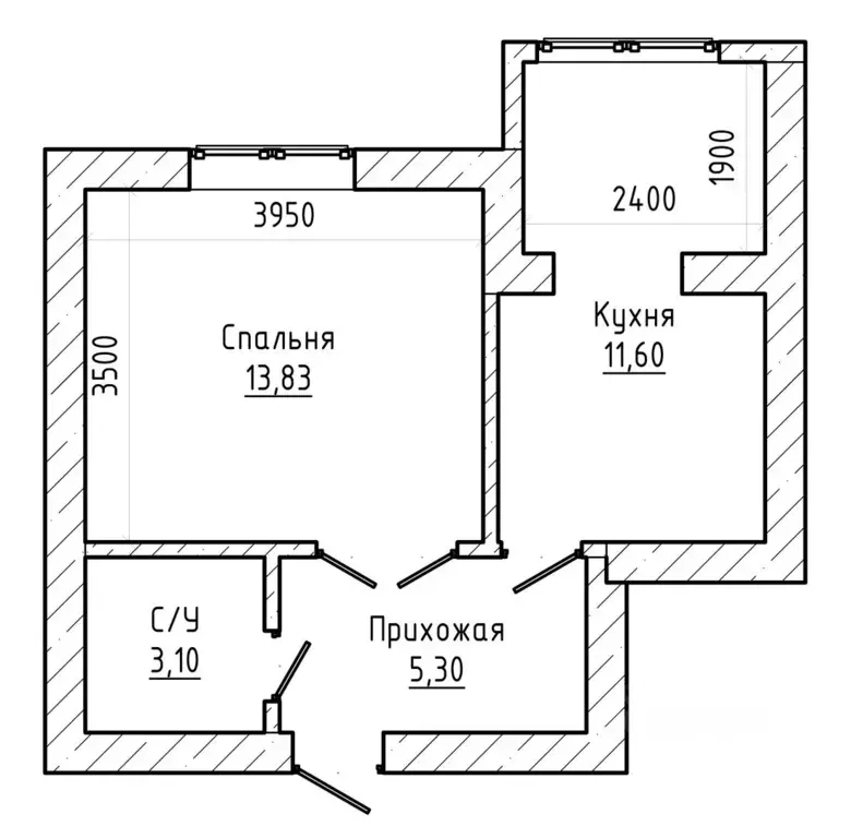 1-к кв. Кабардино-Балкария, Нальчик ул. Мусова (38.0 м) - Фото 2