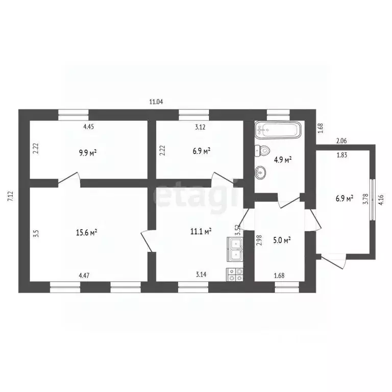 Дом в Камчатский край, Петропавловск-Камчатский Транспортная ул., 30 ... - Фото 1