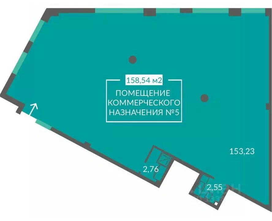 Помещение свободного назначения в Севастополь ш. Балаклавское, 1 (159 ... - Фото 1