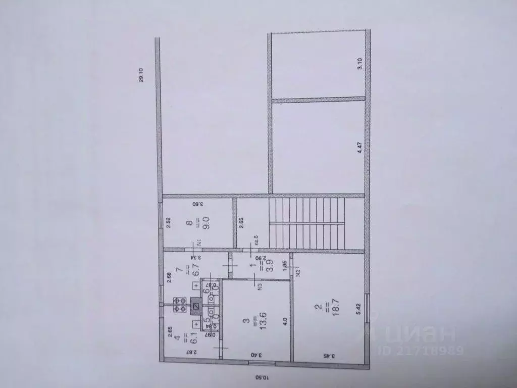 Комната Нижегородская область, Нижний Новгород ул. Адмирала Нахимова, ... - Фото 2