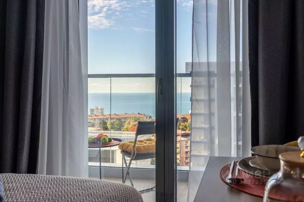 Студия Краснодарский край, Сочи Бытха мкр, ул. Ясногорская, 16/2к5 ... - Фото 1