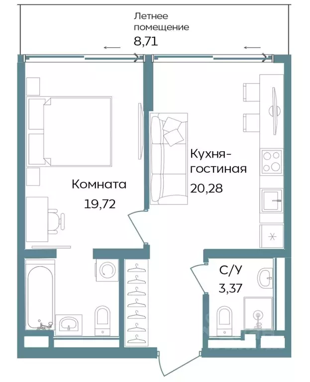 2-к кв. Крым, Саки ул. Морская (52.08 м) - Фото 0