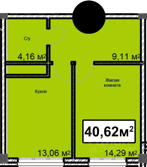 1-к кв. Ставропольский край, Ессентуки ул. Благодатная, 28 (40.62 м) - Фото 1
