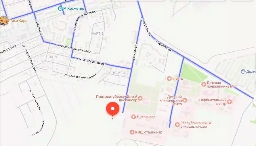 Участок в Кабардино-Балкария, Нальчик ул. Налоева (6.5 сот.) - Фото 1