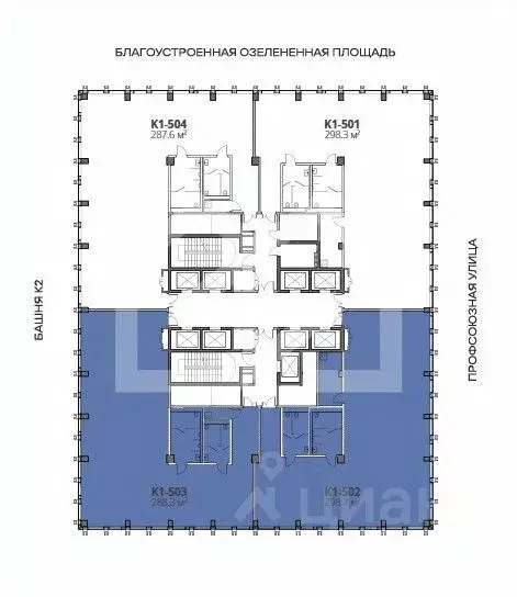 Помещение свободного назначения в Москва Старокалужское ш., 64АС2 (299 ... - Фото 2