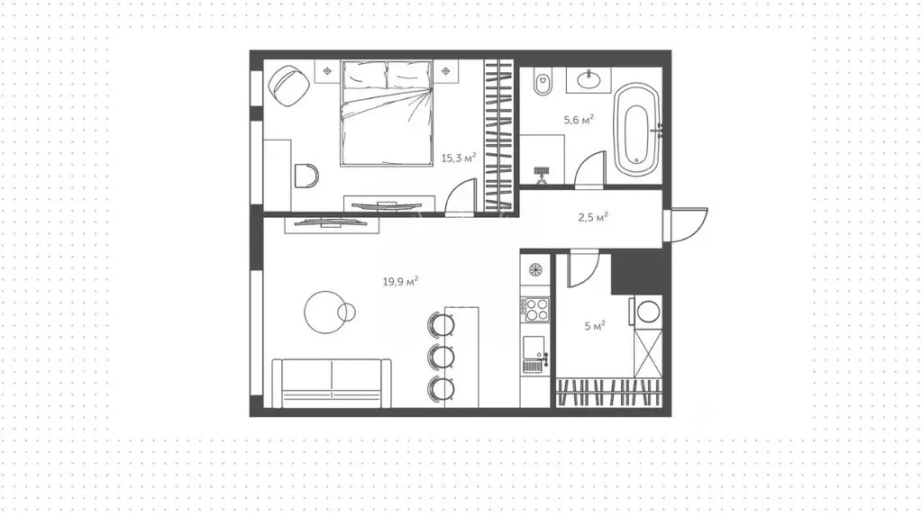 2-к кв. Москва Херсонская ул., 43 (52.0 м) - Фото 1