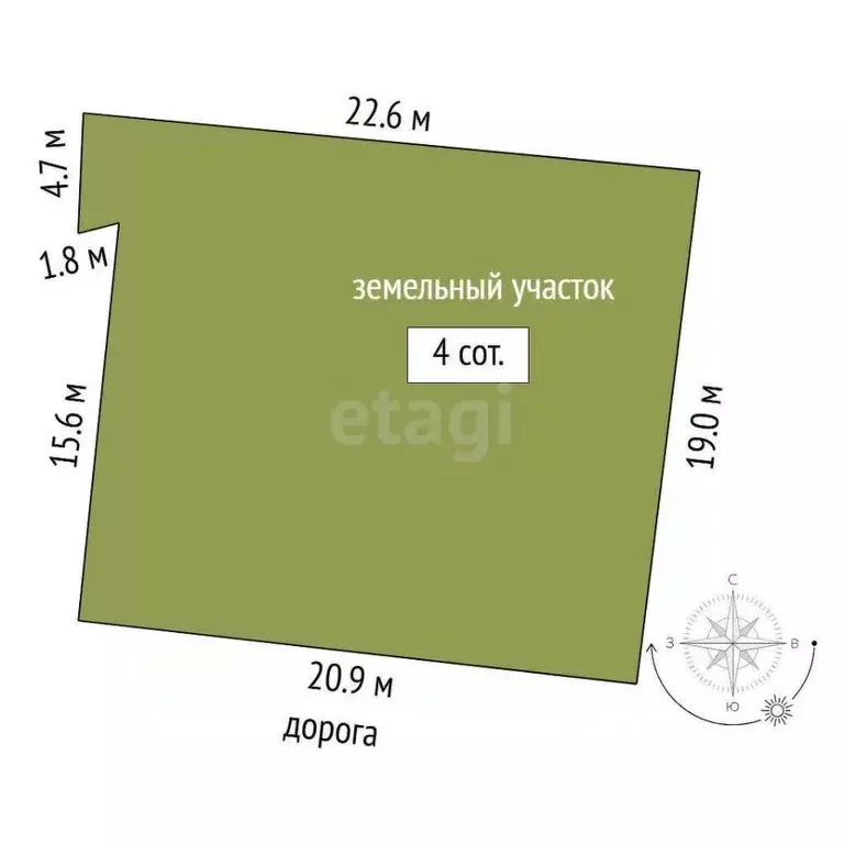 Участок в Тюменская область, Тюменский муниципальный округ, д. ... - Фото 2