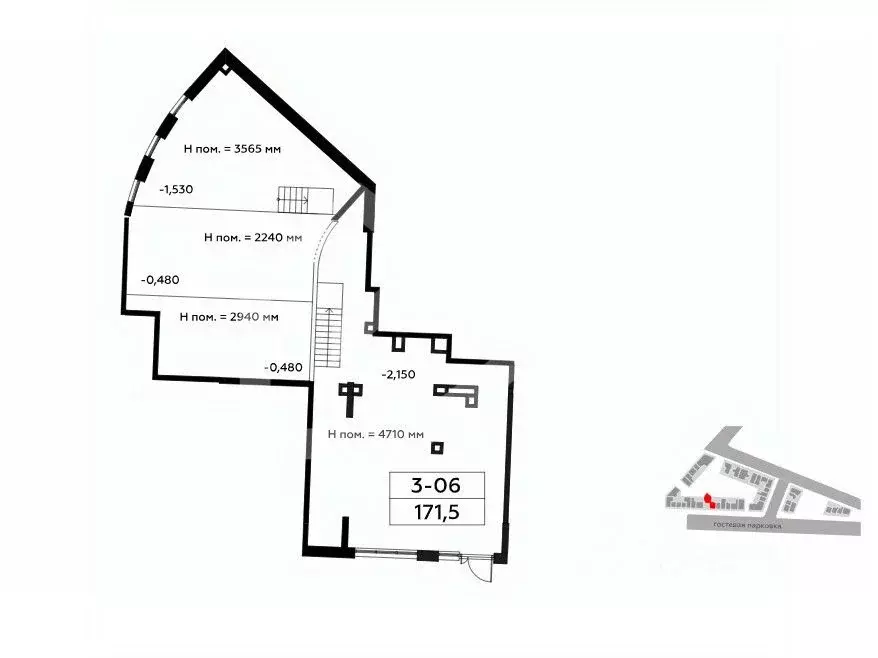 Помещение свободного назначения в Москва Родные кварталы жилой ... - Фото 2