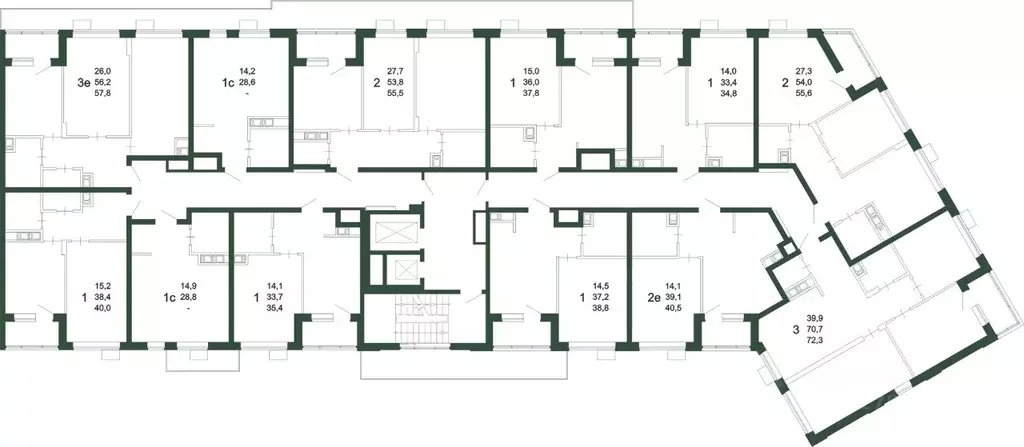 1-к кв. Воронежская область, Воронеж бул. Содружества, 6 (34.8 м) - Фото 2