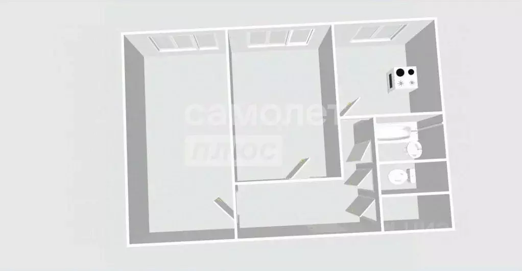 2-к кв. Коми, Сыктывкар ул. Маяковского, 5 (43.9 м) - Фото 2