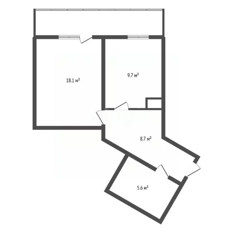 1-к кв. Воронежская область, Воронеж ул. Революции 1905 года, 80Г ... - Фото 2