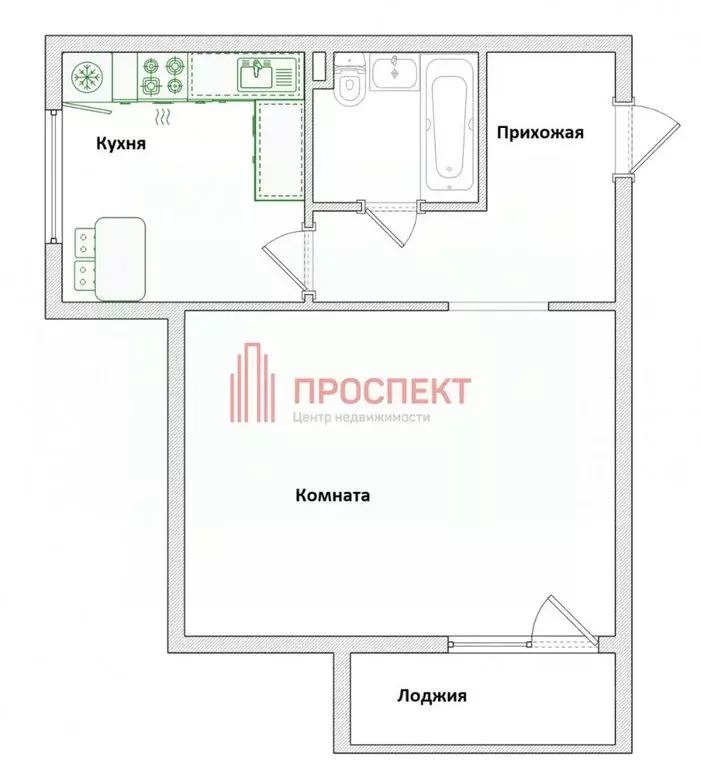 1-к кв. Пензенская область, Пенза ул. Ворошилова, 13 (39.3 м) - Фото 1