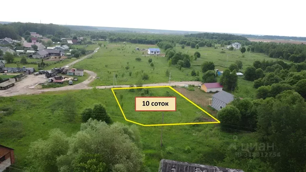 Участок в Калужская область, Малоярославецкий муниципальный округ, ... - Фото 2