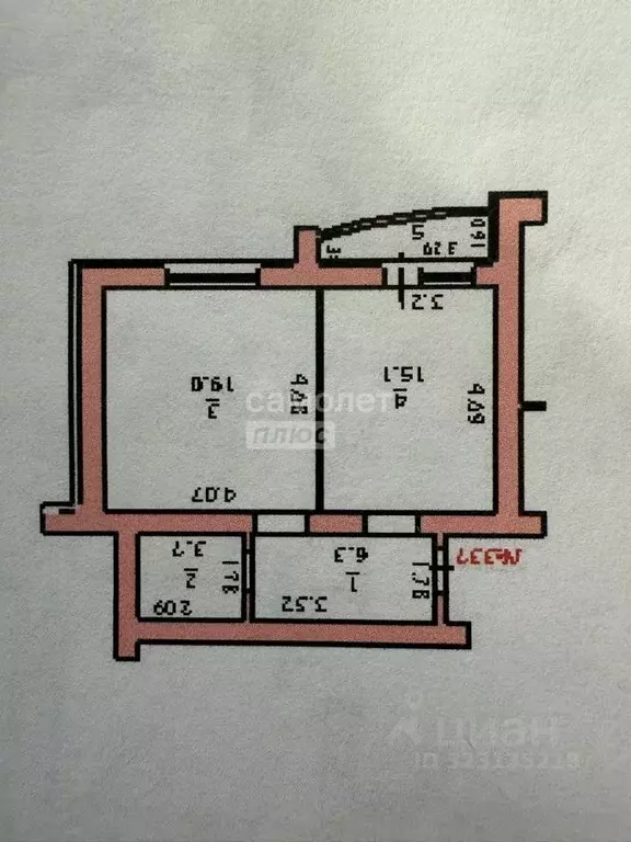 1-к кв. Липецкая область, Липецк ул. И.В. Свиридова, 18 (44.1 м) - Фото 1
