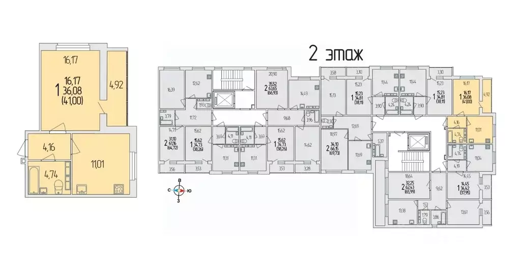 1-к кв. Белгородская область, Белгородский район, Разумное рп ул. ... - Фото 1