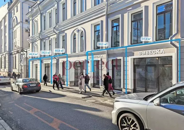 Продажа торгового помещения 46,5 м2 (1 этаж), отдельный вход, Большая ... - Фото 1