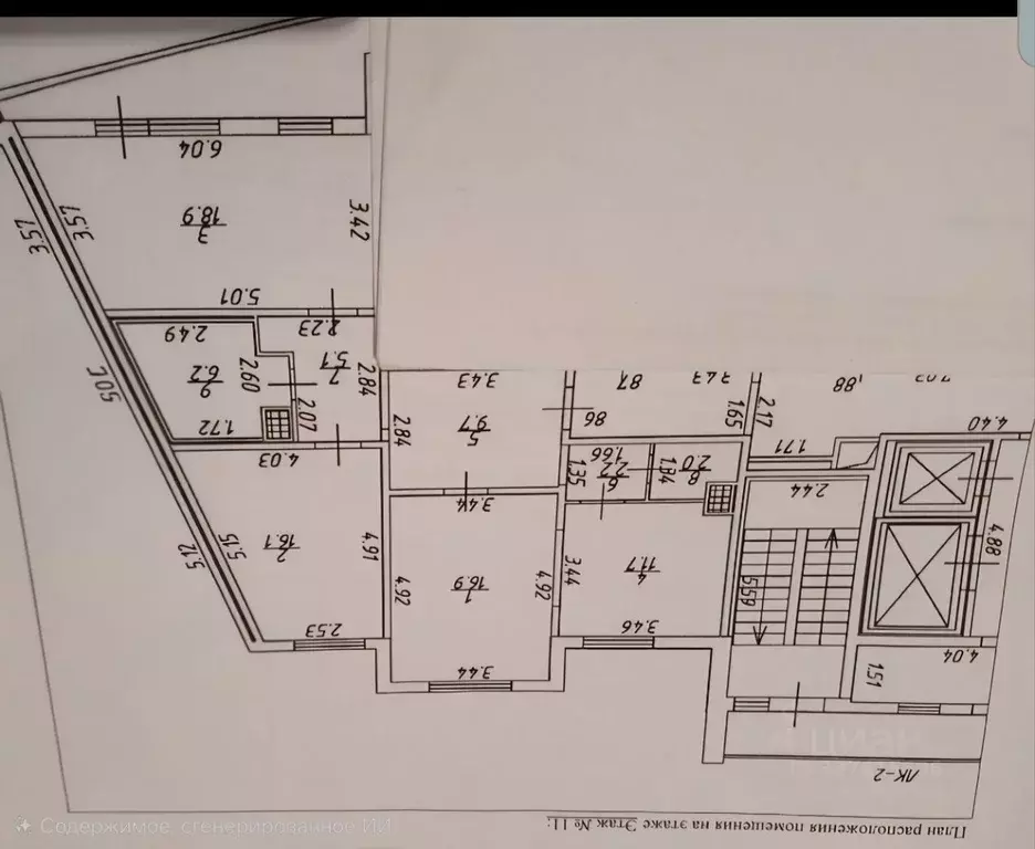 3-к кв. Санкт-Петербург дор. Кушелевская, 3к6 (88.8 м) - Фото 1