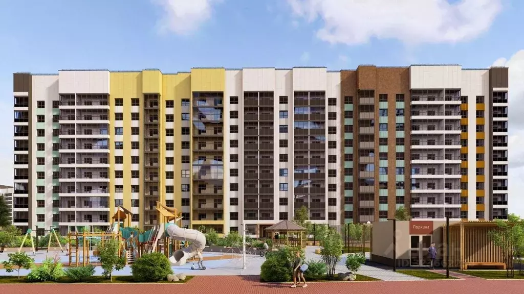 1-к кв. Алтайский край, Барнаул ул. Им. Анатолия Мельникова (41.2 м) - Фото 1