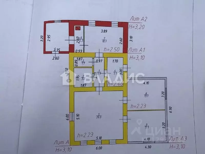 Дом в Пензенская область, с. Бессоновка ул. Максюшина, 78 (78 м) - Фото 2