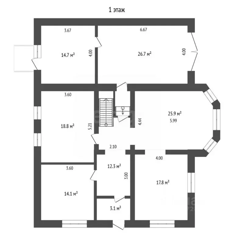 Дом в Калужская область, Калуга Трамплинная ул., 90 (250 м) - Фото 2