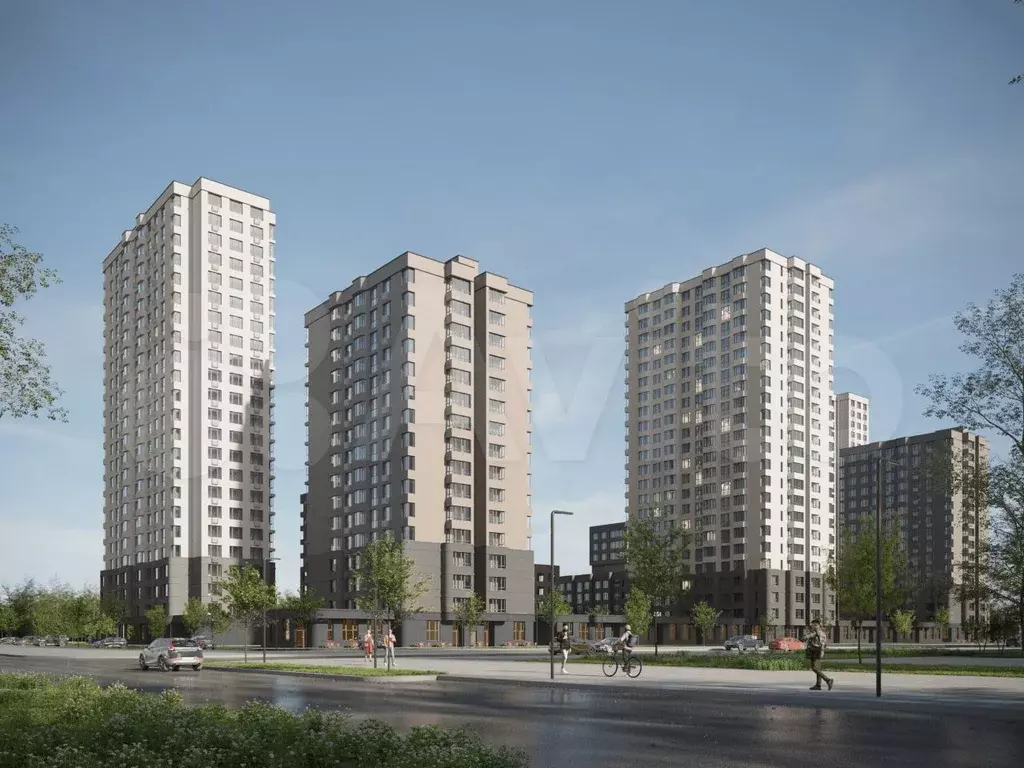 3-к. квартира, 92,2 м, 3/23 эт. - Фото 1