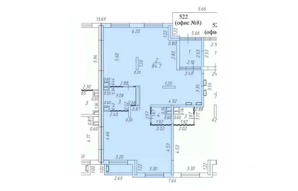 Торговая площадь в Москва ш. Рязановское, 31к2 (98 м) - Фото 1