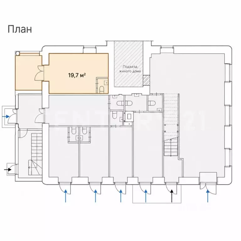 Помещение свободного назначения в Москва Бауманская ул., 33/2С3 (20 м) - Фото 2
