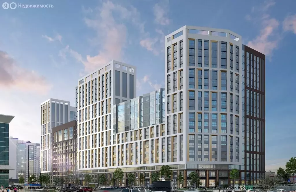 2-комнатная квартира: Пермь, улица Николая Островского, 52 (49.3 м) - Фото 1