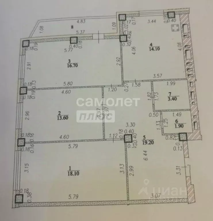 3-к кв. Чувашия, Новочебоксарск ул. Строителей, 3к1 (87.0 м) - Фото 1