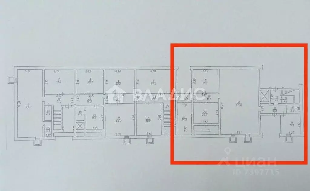 Офис в Вологодская область, Вологда ул. Челюскинцев, 32 (254 м) - Фото 1