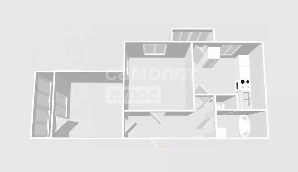 2-к кв. Пензенская область, Пенза ул. Гоголя, 5 (75.5 м) - Фото 2