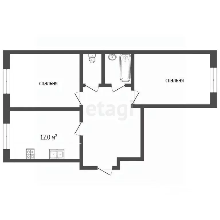 2-к кв. Ярославская область, Ярославль Угличская ул., 3 (61.4 м) - Фото 2