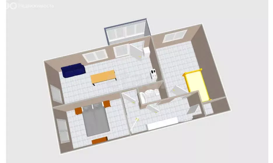 3-комнатная квартира: Южно-Сахалинск, планировочный район ... - Фото 2