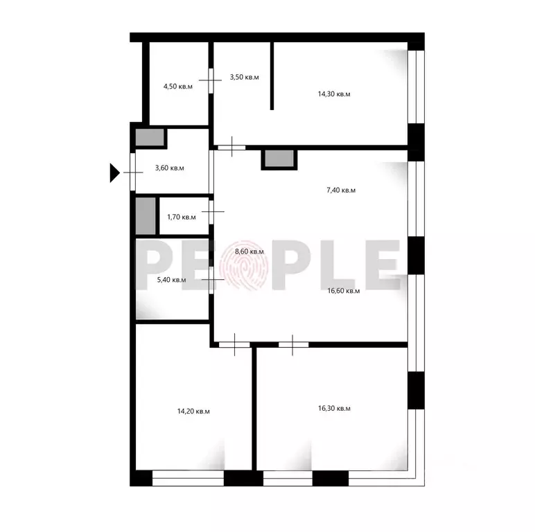 4-к кв. Москва просп. Генерала Дорохова, 39к2Г (96.1 м) - Фото 2