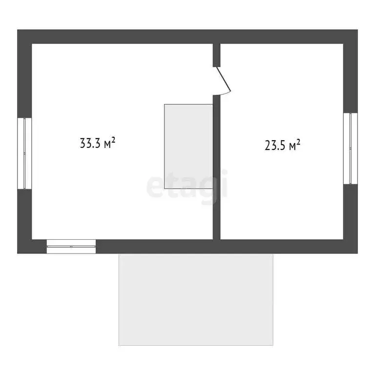 Дом в Куйбышев, Песчаная улица (107.6 м) - Фото 2