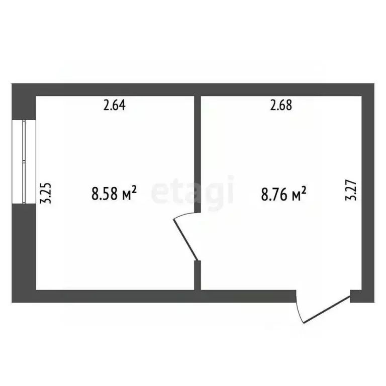 Комната Орловская область, Орел Ливенская ул., 48 (17.4 м) - Фото 1