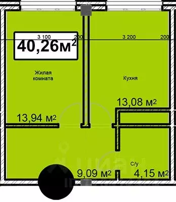 1-к кв. Ставропольский край, Ессентуки ул. Благодатная, 24 (40.26 м) - Фото 1