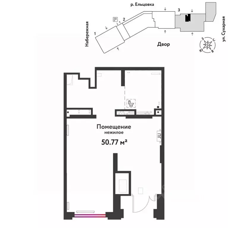 Торговая площадь в Новосибирская область, Новосибирск Сухарная ул., ... - Фото 1
