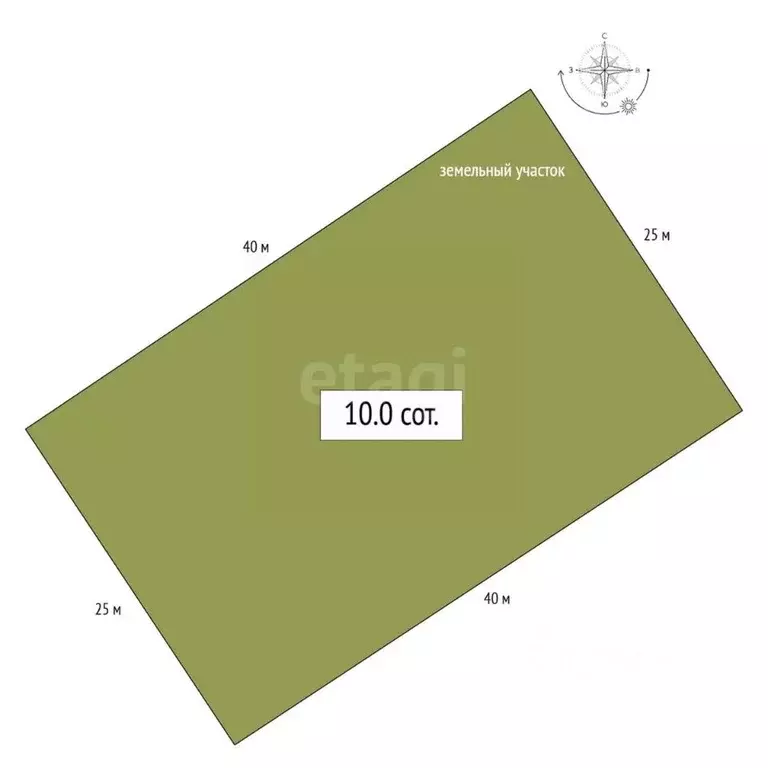 Участок в Алтай, Майминский район, с. Бирюля ул. Светлая, 29 (10.0 ... - Фото 2