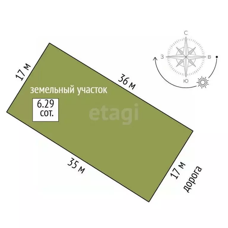 Участок в Крым, Симферопольский район, с. Мирное 28 (6.3 сот.) - Фото 0