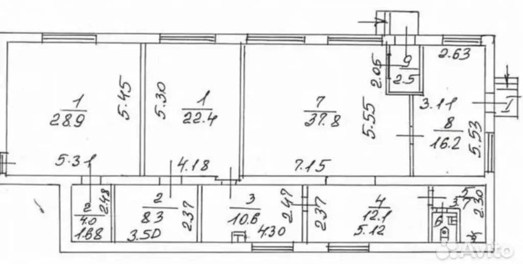 Офис в Москва Малая Семеновская ул., 3С11 (144 м) - Фото 1